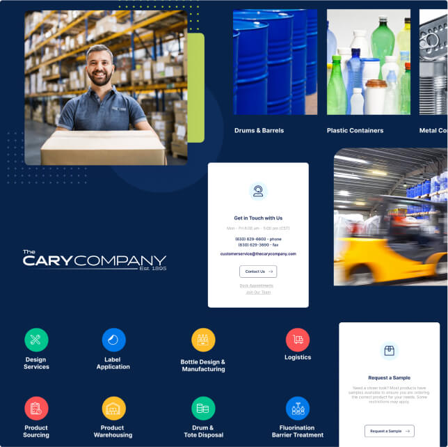 Cary Company Web Revamp